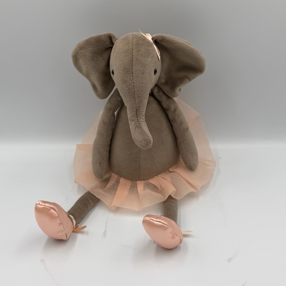 Jellycat Dancing Darcey Elephant Plush Ballet Tutu Ballerina Toy Retired 13”